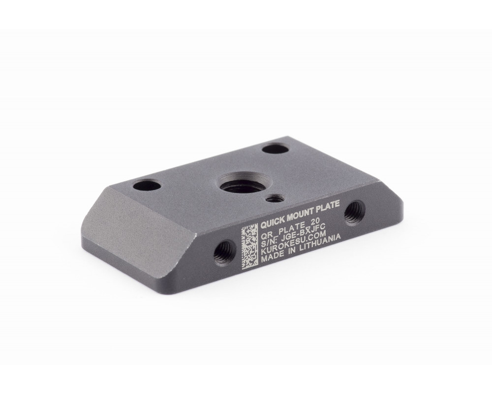 Arca-Swiss and 1/8" tripod mount plate kit